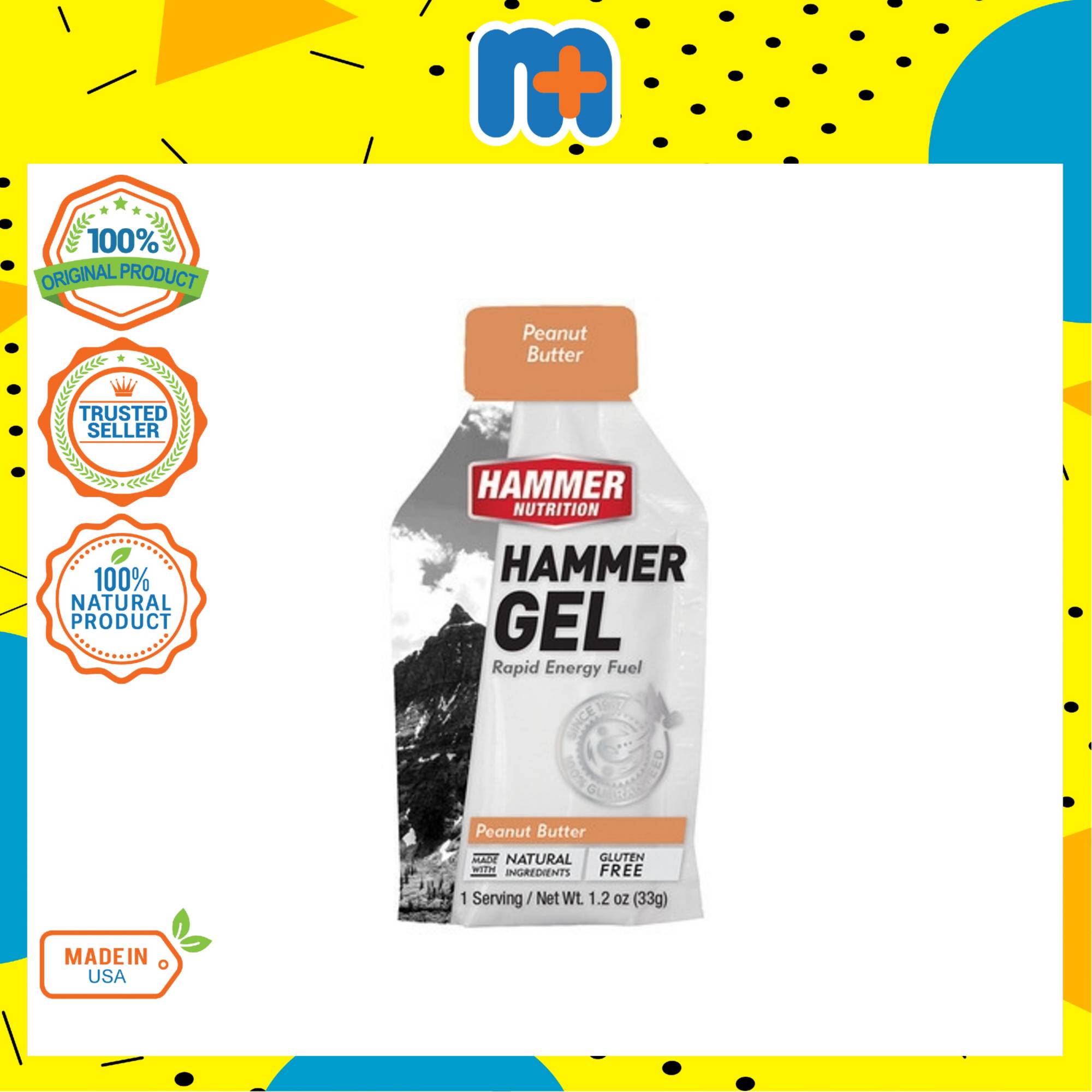 HAMMER GEL PEANUT BUTTER (24X1SRV) 33G